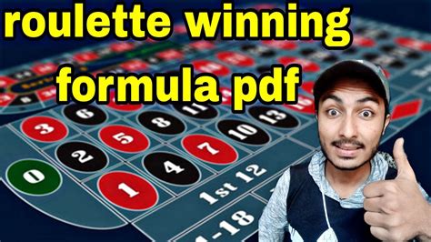 roulette winning formula|wells formula roulette.